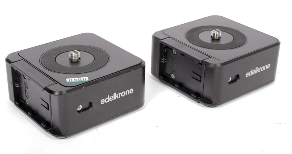 TWO Edelkrone HeadONE motorized pan system + 2 axis L brackets+